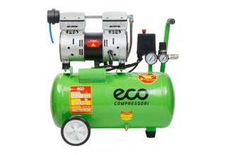 Компрессор безмасляный Eco AE-25-OF1, 24 л, 0.8 кВт