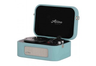 Виниловый проигрыватель Alive Audio Stories (бирюзовый)  STR-06-TS