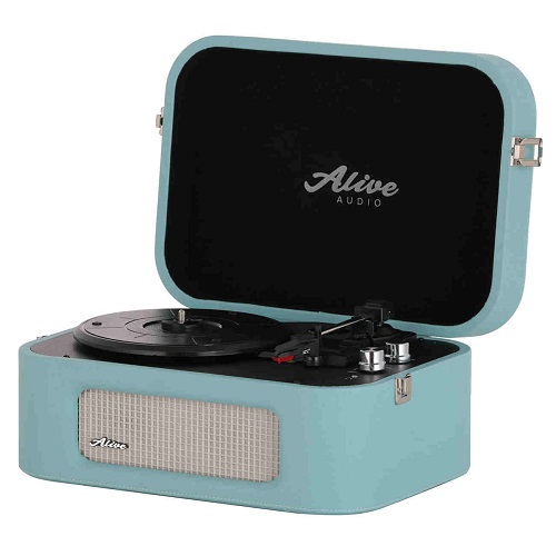 Виниловый проигрыватель Alive Audio Stories (бирюзовый)  STR-06-TS