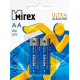 Батарейки MIREX Alkaline (AA(LR6), 2 шт)
