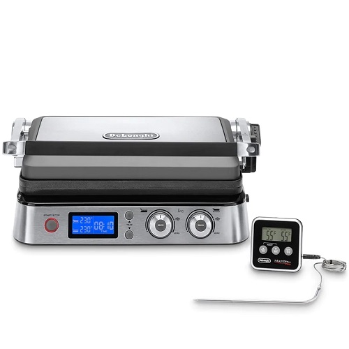 Гриль DeLonghi CGH1012D.SP, серебристый