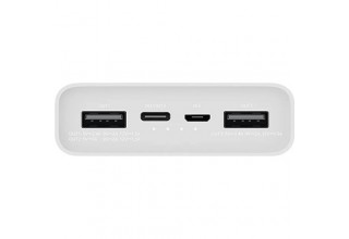 Внешний аккумулятор Xiaomi Mi Power Bank 3 PLM18ZM USB-C 20000mAh (белый)