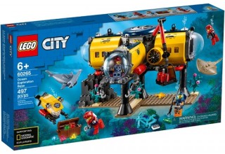 Конструктор LEGO City 60265 Океан: исследовательская база