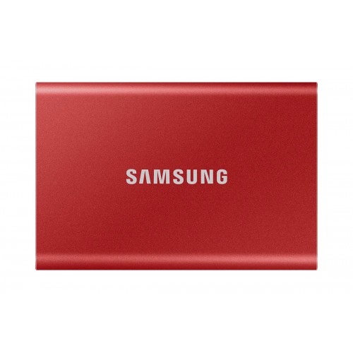 Внешний накопитель Samsung T7 1TB (красный)