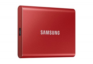 Внешний накопитель Samsung T7 1TB (красный)