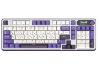 Клавиатура Royal Kludge RK-S98 RGB Blackberry (RK Chartreuse)