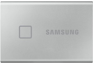 Внешний накопитель Samsung T7 Touch 500GB (серебристый)