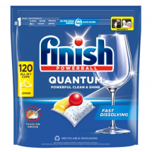 Капсулы для посудомоечной машины Finish Powerball Quantum All in 1 Lemon (120 шт)