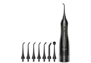 Ирригатор Fairywill F5020E (черный, 7 насадок)