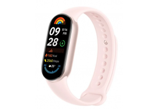 Фитнес-браслет Xiaomi Smart Band 9 (розовое золото, с розовым силиконовым ремешком, международная версия)