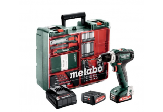 Дрель-шуруповерт Metabo PowerMaxx BS 12 Set 601036870 (с 2-мя АКБ, кейс)