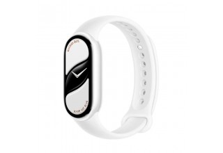Фитнес-браслет Xiaomi Smart Band 10 M2459B1 (белая керамика, с белым силиконовым ремешком, международная версия)