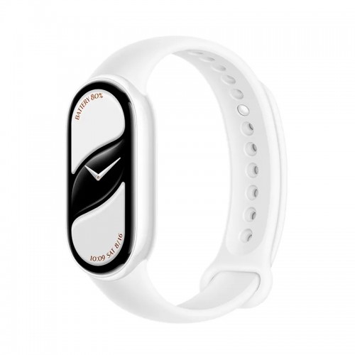 Фитнес-браслет Xiaomi Smart Band 10 M2459B1 (белая керамика, с белым силиконовым ремешком, международная версия)