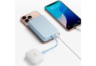 Внешний аккумулятор Xiaomi Magnetic Power Bank WPB1007MI 10000mAh (голубой)