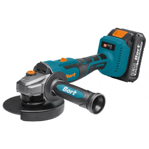 Угловая шлифмашина Bort BWS-21LI (с 2-мя АКБ, кейс)