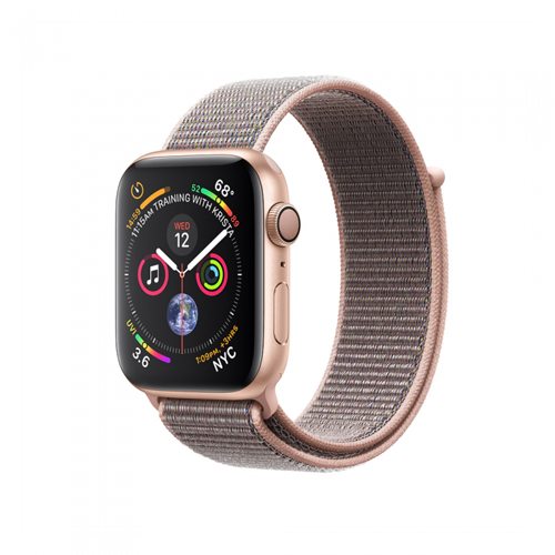 Apple Watch GPS 40mm Gold Aluminum Case with Pink Sand Sport Loop (MU692)