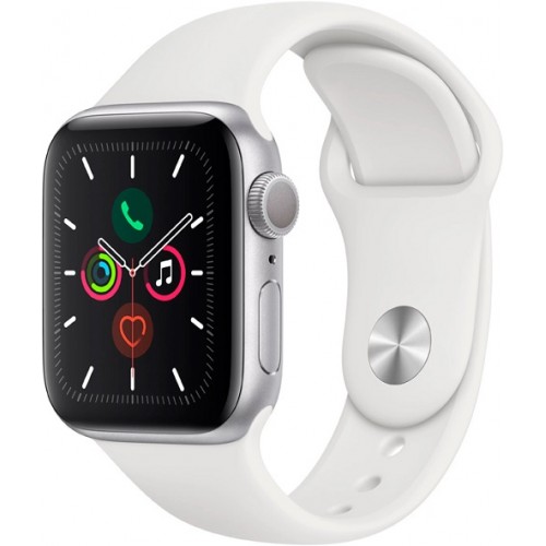 Часы Apple Watch Series 5 GPS 40mm Silver Sport Band MWV62